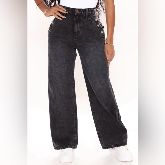 BRAND NEW W/TAGS Side Chain Jeans - Picture 5 of 10